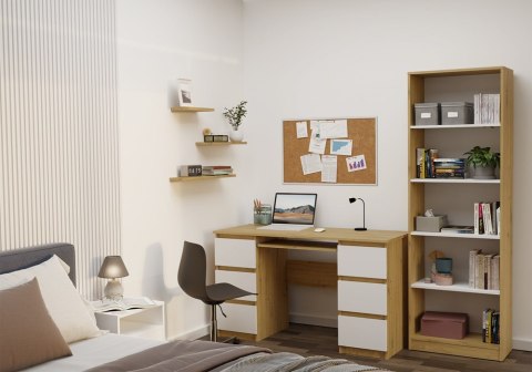 Biurko Kuba KUBA DĄB ARTISAN BIEL