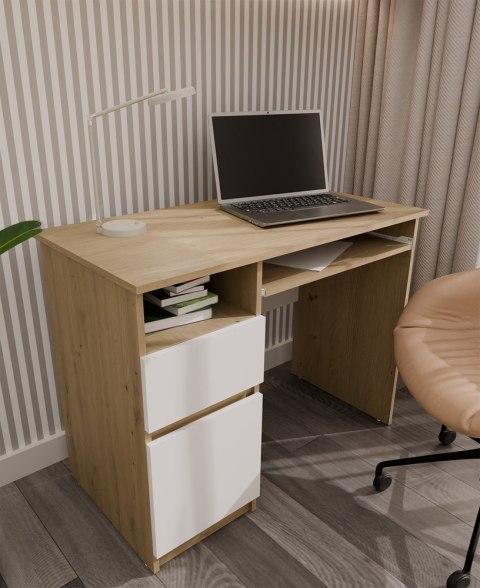 Biurko PORTO LEWE DĄB ARTISAN BIEL