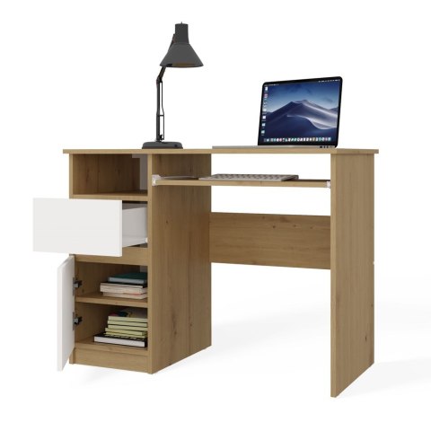 Biurko PORTO LEWE DĄB ARTISAN BIEL