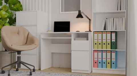 Biurko PORTO PRAWE BIAŁY