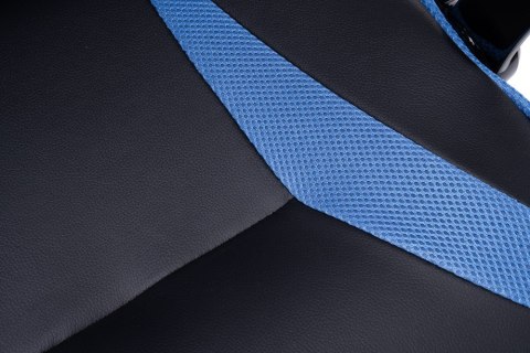 Fotel gamingowy biurowy obrotowy z regulacją krzesło komputerowe niebieski