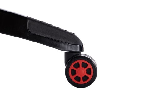 Fotel Gamingowy Biurowy Obrotowy Z Regulacją Krzesło Komputerowe Czerwony