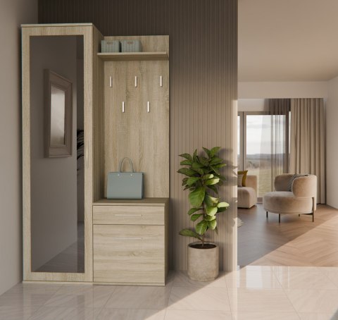 GARDEROBA DUO - DĄB SONOMA