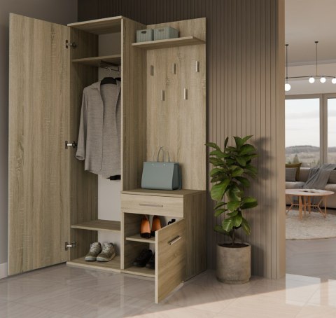 GARDEROBA DUO - DĄB SONOMA