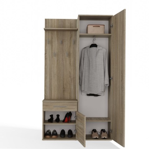 GARDEROBA DUO - DĄB SONOMA