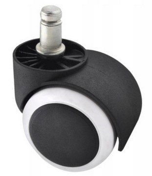 Kółka Gumowe Do Fotela Biurowego Gamingowe Gumowe 5 szt