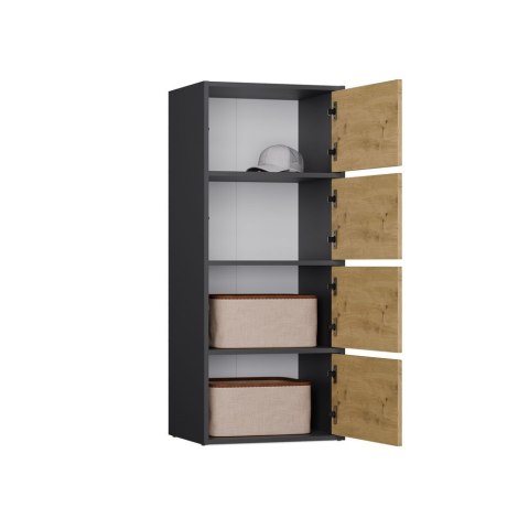 Komoda ALMA ANTRACYT DĄB ARTISAN