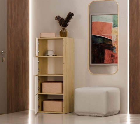 Komoda ALMA Front BIAŁY Korpus DĄB ARTISAN