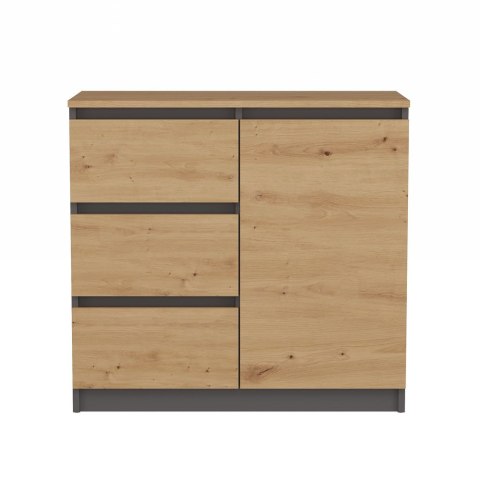 KOMODA 1 DRZWI 3 SZUFLADY ANT/ART BLAT ARTISAN KOMPLET
