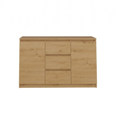 KOMODA 2D3S 120 - DĄB ARTISAN