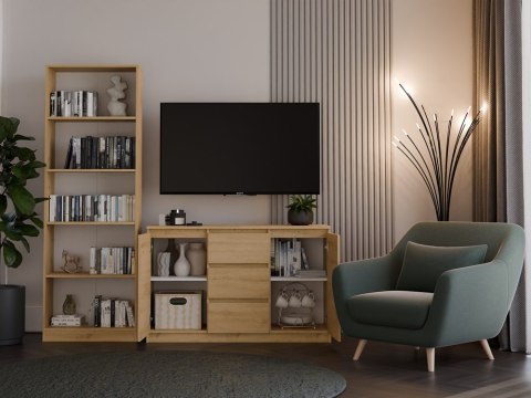 KOMODA 2D3S 120 - DĄB ARTISAN