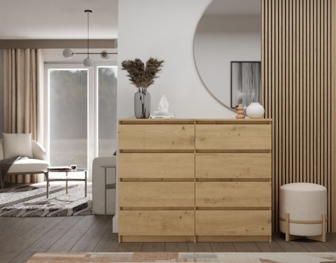 KOMODA MALWA M8 120 - DĄB ARTISAN