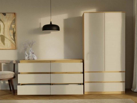 Komoda Malwa M6 140 DĄB ARTISAN KASZMIR