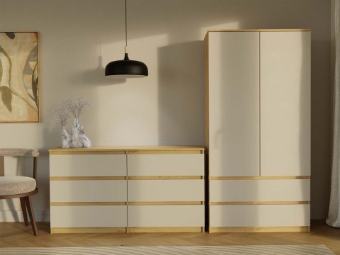 Komoda Malwa M6 140 DĄB ARTISAN KASZMIR