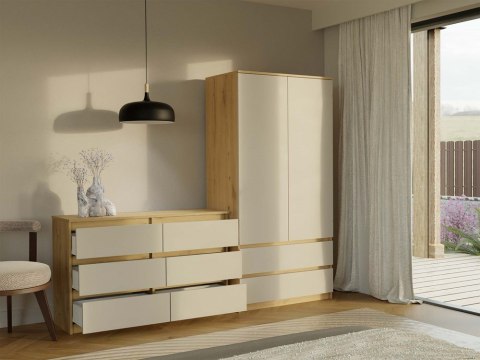 Komoda Malwa M6/120 DĄB ARTISAN KASZMIR