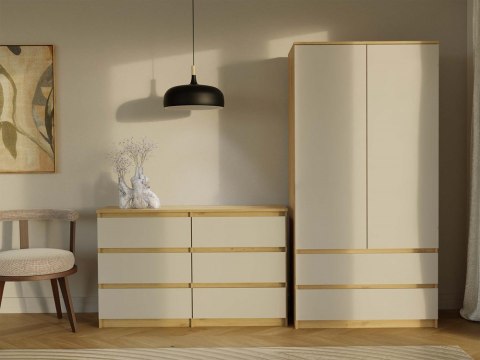 Komoda Malwa M6/120 DĄB ARTISAN KASZMIR