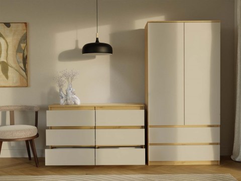 Komoda Malwa M6/120 DĄB ARTISAN KASZMIR