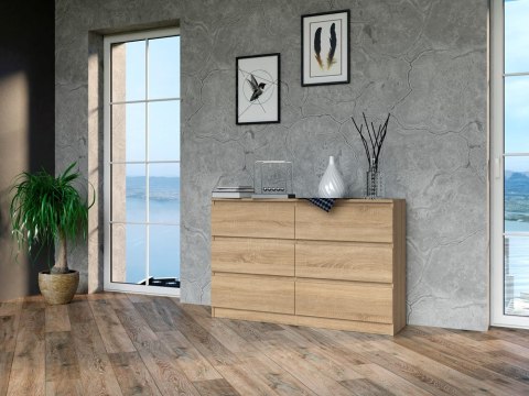 Komoda Malwa M6/120 - DĄB SONOMA