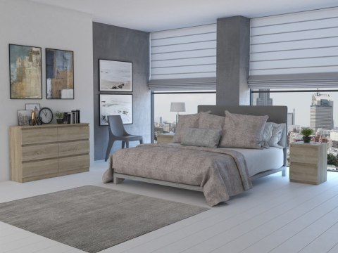 Komoda Malwa M6/120 - DĄB SONOMA