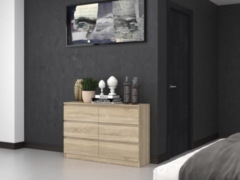 Komoda Malwa M6/120 - DĄB SONOMA