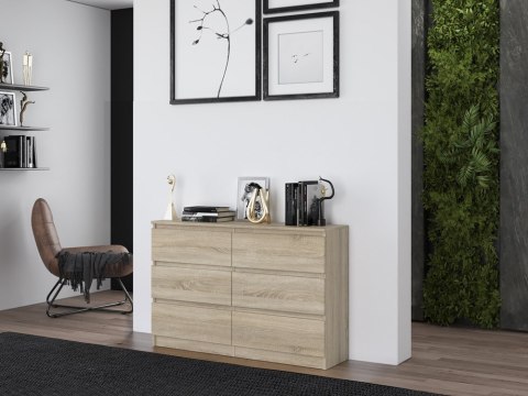 Komoda Malwa M6/120 - DĄB SONOMA