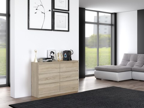 Komoda Malwa M6/120 - DĄB SONOMA