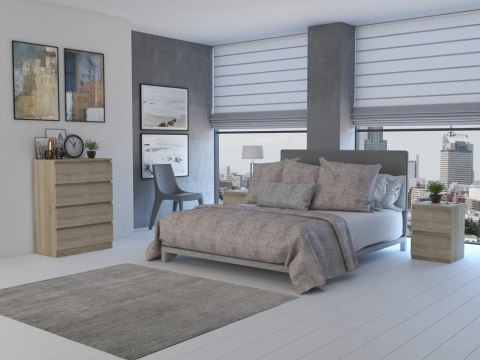 M4 MALWA KOMODA 4 SZUFLADY SONOMA KOMPLET