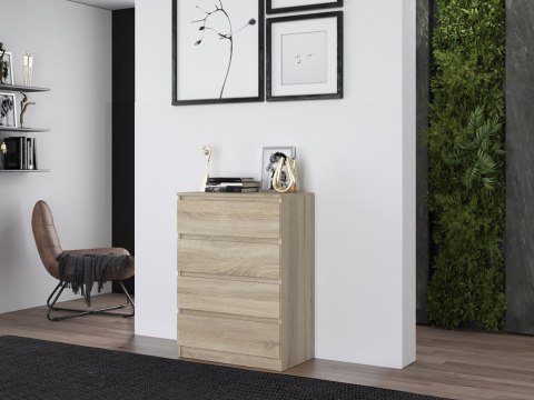 M4 MALWA KOMODA 4 SZUFLADY SONOMA KOMPLET