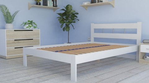 Stelaż do Łóżka 140x200 cm 36 Listewek Brzoza Dąb Sonoma