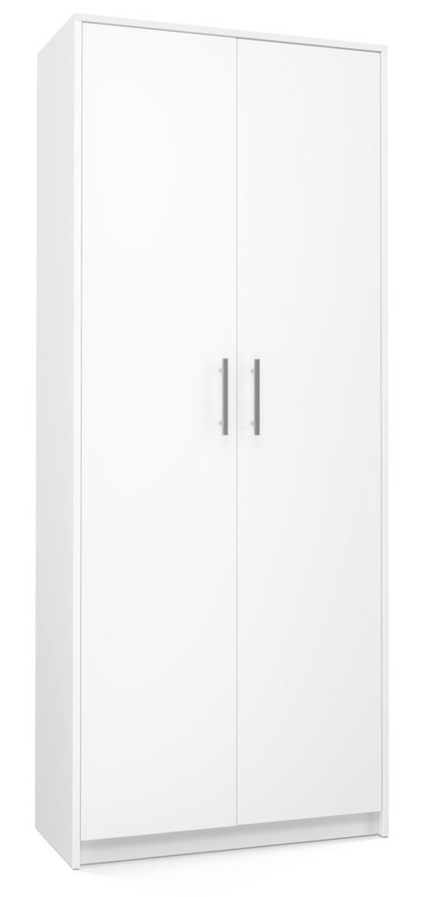 REGAŁ BIUROWY SALON BIURO DRZWI OLIV 2D BIAŁY MAT