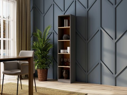 REGAŁ R50 - ANTRACYT DĄB ARTISAN