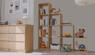 Regał Schodkowy Komorowy Półka Na Książki Ozdoby Nowoczesna Komoda Artisan