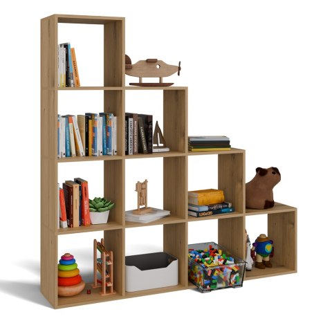 Regał Schodkowy Komorowy Półka Na Książki Ozdoby Nowoczesna Komoda Artisan