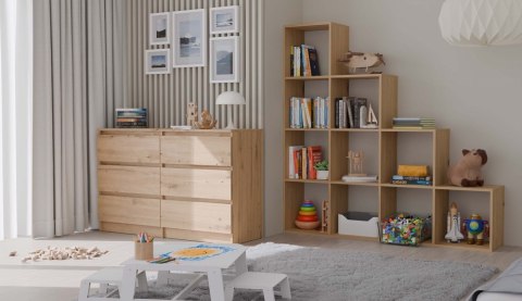 Regał Schodkowy Komorowy Półka Na Książki Ozdoby Nowoczesna Komoda Artisan