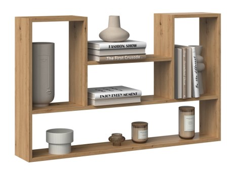 Regał Wiszący Dąb Artisan Nowoczesny Półka Na Książki Salon Sypialnia