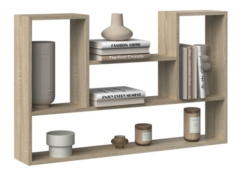 Regał Wiszący Ścienny Nowoczesny Półki Do Salonu Sypialni Dąb Sonoma