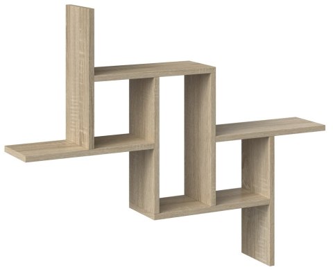 Półka Wisząca na Książki Ozdoby Regał Ścienny Do Salonu Sypialni Dąb Sonoma