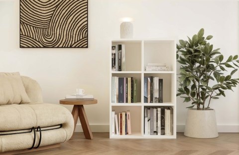 Regał Malax MINI 2X3 BIAŁY