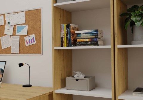 Regał Onyx R50 DĄB ARTISAN BIEL