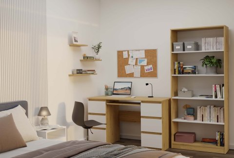 Regał Onyx R80 DĄB ARTISAN BIEL