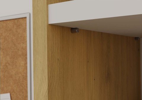 Regał Onyx R80 DĄB ARTISAN BIEL
