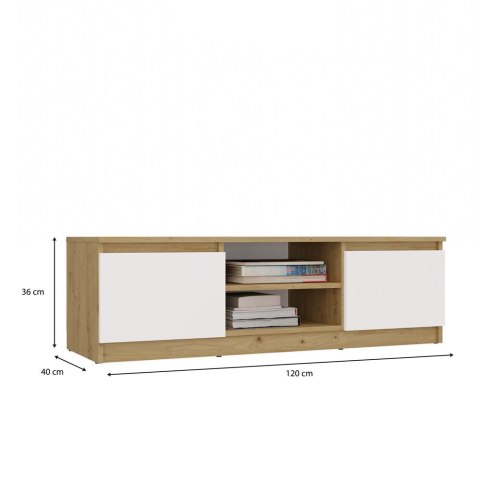 Stolik RTV Malwa 120 ARTISAN BIEL