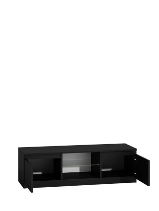Stolik RTV Malwa 120 CZARNY POŁYSK