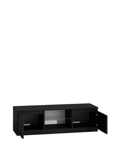 Stolik RTV Malwa 120 CZARNY POŁYSK