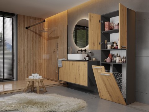 SŁUPEK ŁAZ. NEL ANT/ART 2 KOSZE DRZWI KRÓTKIE KPL