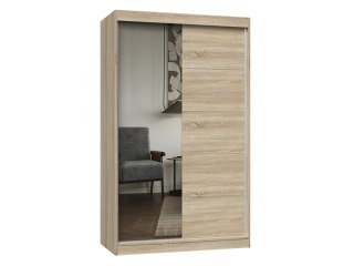 SZAFA IGA 120 1x LUSTRO SZPROSY DĄB SONOMA