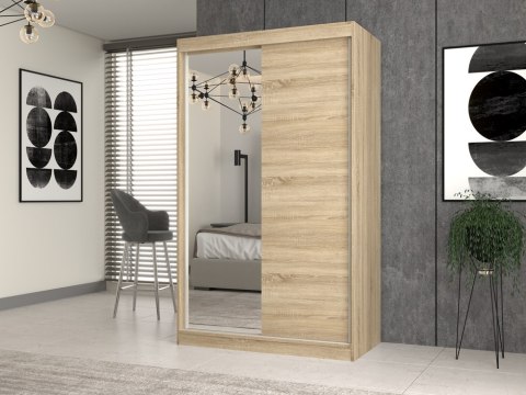 SZAFA IGA 120 Z 1 LUSTREM - DĄB SONOMA