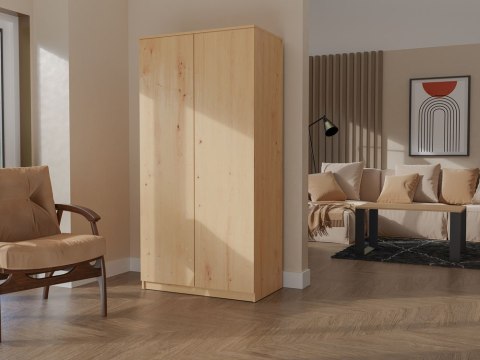 Szafa Dąb Artisan Do Przedpokoju Sypialni Garderoba 90cm Pojemna Nowoczesna