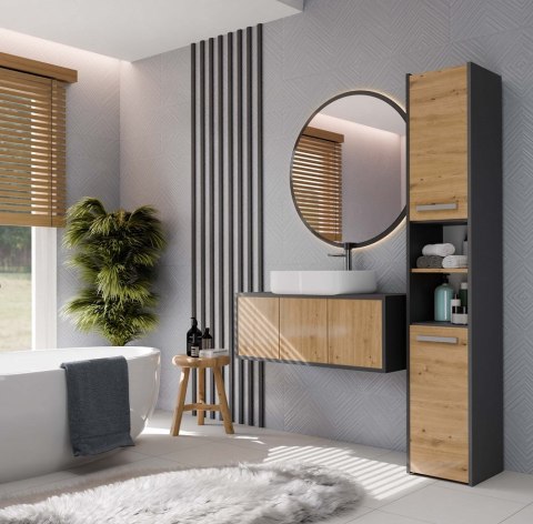 SZAFKA ŁAZIENKOWA 30 ANTRACYT/ARTISAN