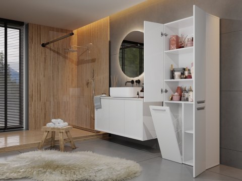 SZAFKA ŁAZIENKOWA NEL DD 1K 60CM - BIEL MAT